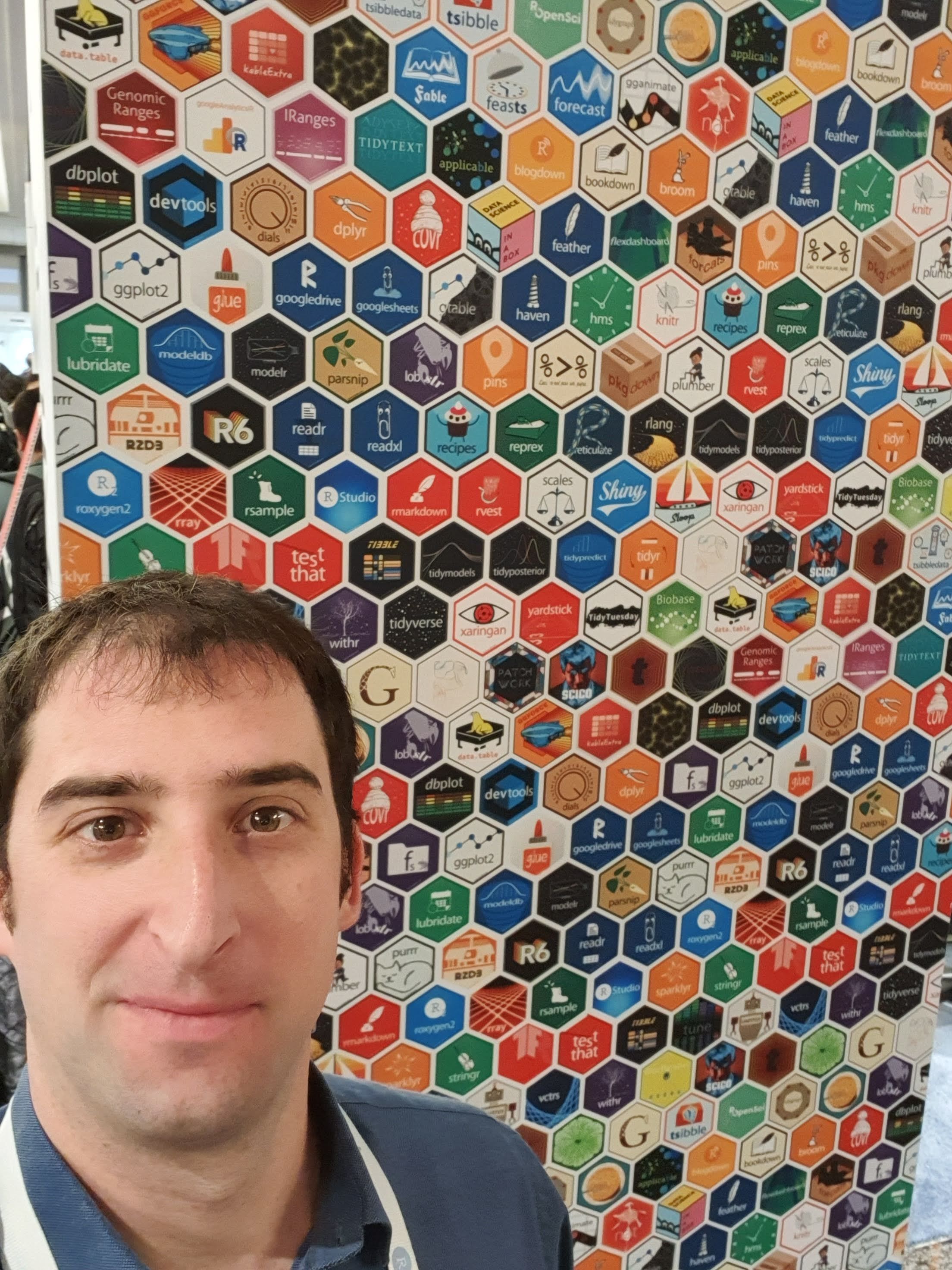 The hexawall at rstudio::conf2020